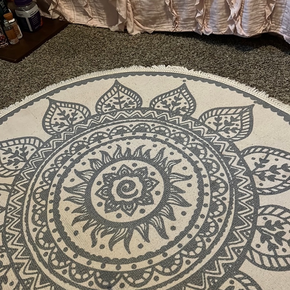 Super super cute rug! Decent size, gently used